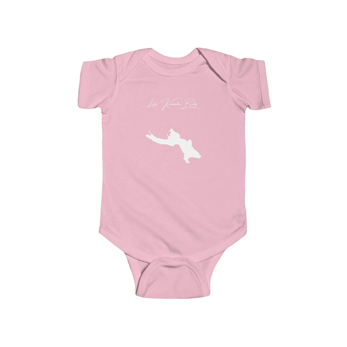 New  Hampshire  Lake  Kanasatka  Onesie  front  position  view  from  front  pink.webp