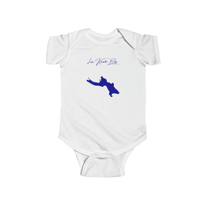 New  Hampshire  Lake  Kanasatka  Onesie  front  position  view  from  front  white.webp