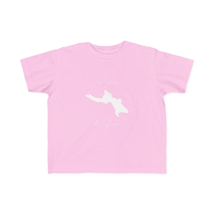New  Hampshire  Lake  Kanasatka  Toddler  T-shirt  front  position  view  from  front  pink.webp