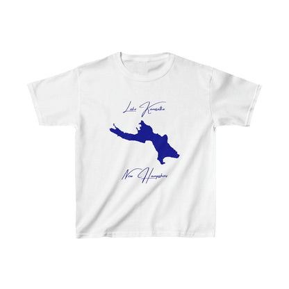 New  Hampshire  Lake  Kanasatka  Youth  T-shirt  front  position  view  from  front  white.webp