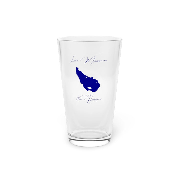 New  Hampshire  Lake  Massasecum  16oz  Pint  Glass  front  position  view  from  front  16oz.webp