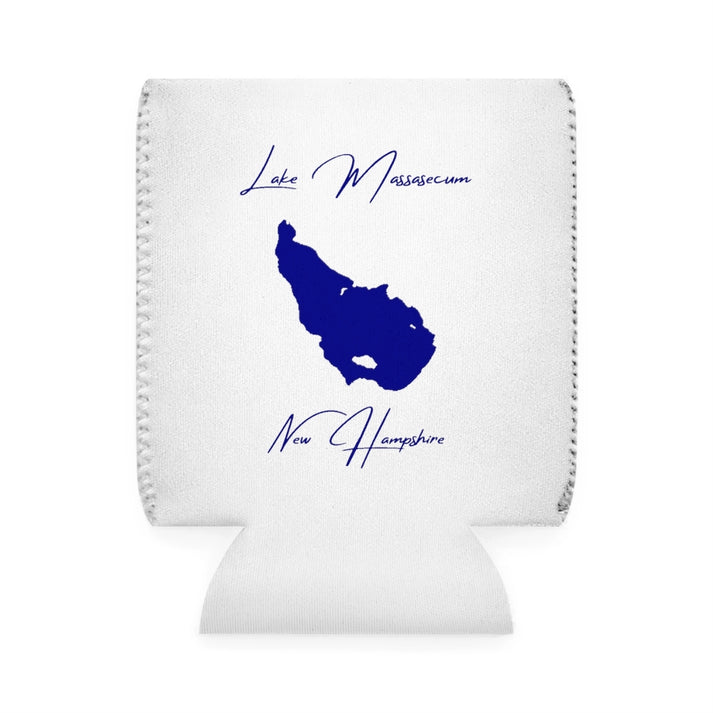 New  Hampshire  Lake  Massasecum  Can  Koozie  front  position  view  from  front-1  white.webp