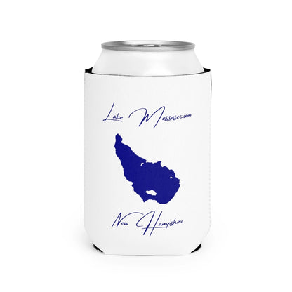 New  Hampshire  Lake  Massasecum  Can  Koozie  front  position  view  from  front-2  white.webp