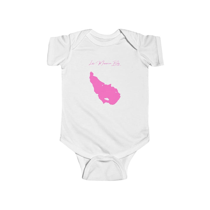 New  Hampshire  Lake  Massasecum  Onesie  front  position  view  from  front  white.webp