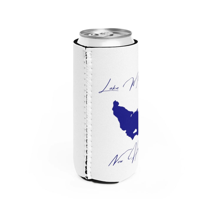 New  Hampshire  Lake  Massasecum  Slim  Can  Koozie  all  position  view  from  right  white.webp