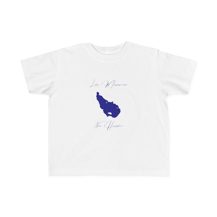 New  Hampshire  Lake  Massasecum  Toddler  T-shirt  front  position  view  from  front  white.webp