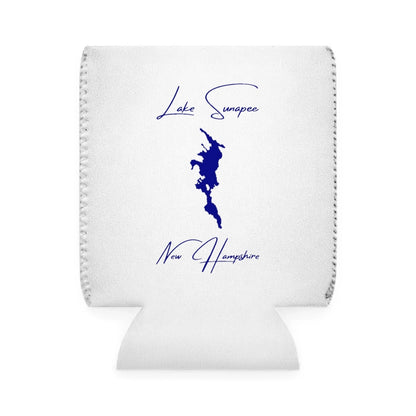 New  Hampshire  Lake  Sunapee  Can  Koozie  front  position  view  from  front-1  white.webp