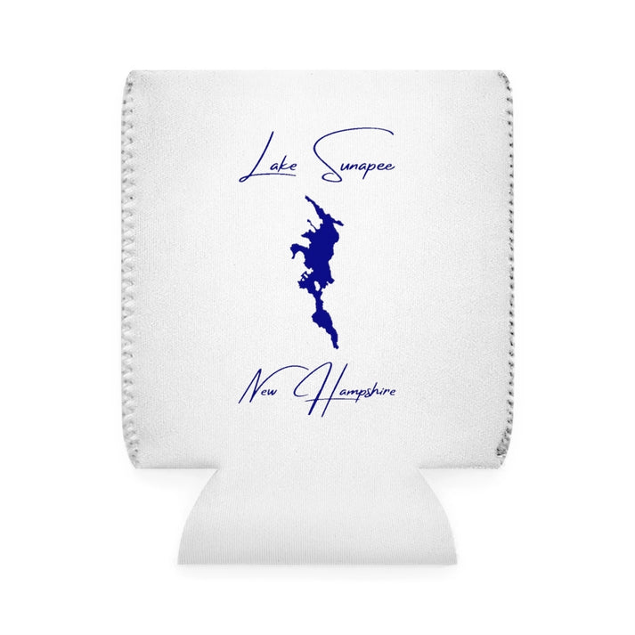 New  Hampshire  Lake  Sunapee  Can  Koozie  front  position  view  from  front-1  white.webp