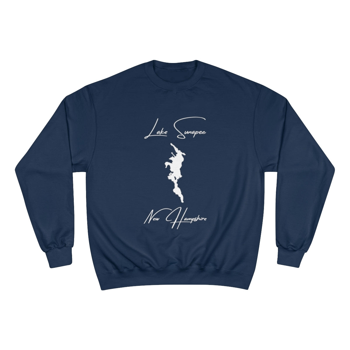 New  Hampshire  Lake  Sunapee  Sweatshirt  front  position  view  from  front  navy.webp