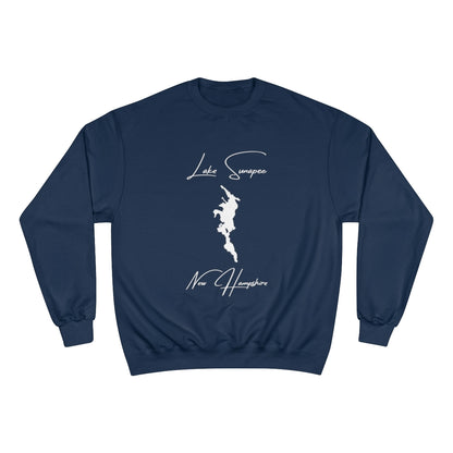 New  Hampshire  Lake  Sunapee  Sweatshirt  front  position  view  from  front  navy.webp