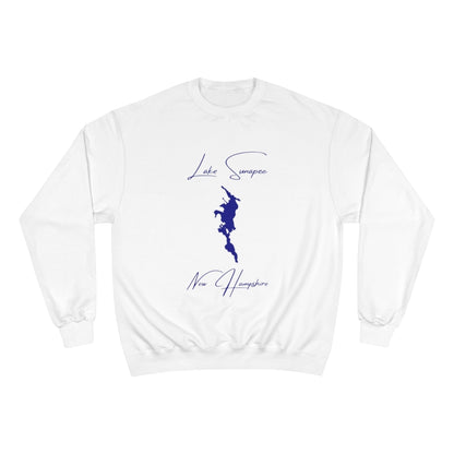 New  Hampshire  Lake  Sunapee  Sweatshirt  front  position  view  from  front  white.webp