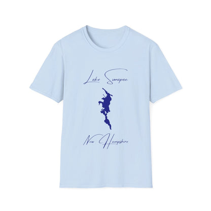 New  Hampshire  Lake  Sunapee  T-shirt  front  position  view  from  front  light  blue.webp