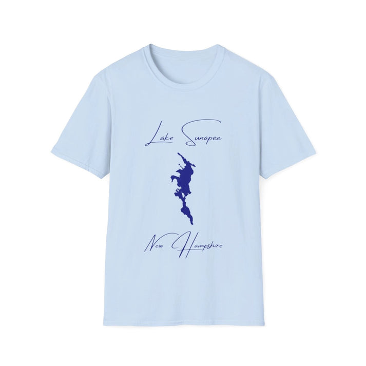 New  Hampshire  Lake  Sunapee  T-shirt  front  position  view  from  front  light  blue.webp