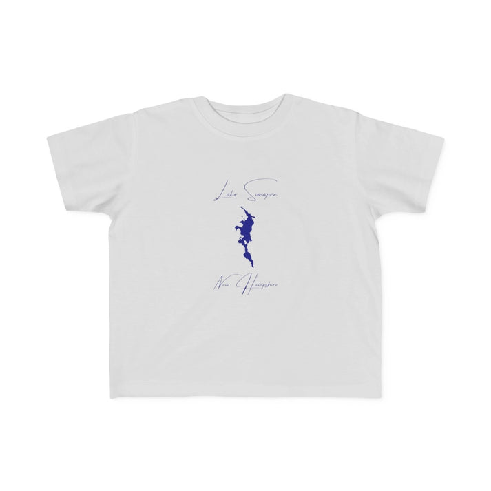 New  Hampshire  Lake  Sunapee  Toddler  T-shirt  front  position  view  from  front  silver.webp