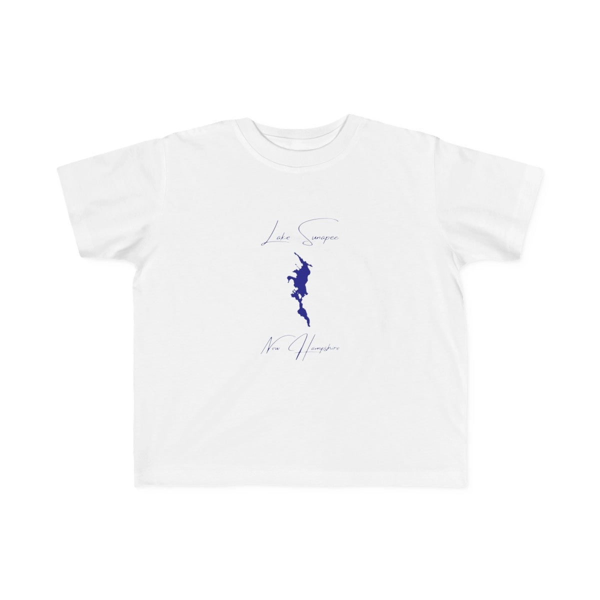 New  Hampshire  Lake  Sunapee  Toddler  T-shirt  front  position  view  from  front  white.webp