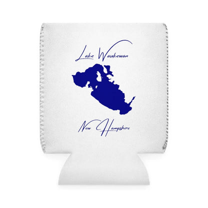 New  Hampshire  Lake  Waukewan  Can  Koozie  front  position  view  from  front-1  white.webp