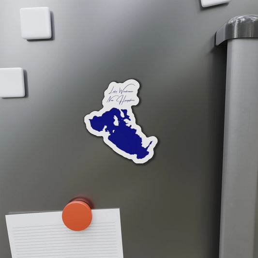 New  Hampshire  Lake  Waukewan  Die  Cut  Magnet  front  position  view  from  context-1  4  x  4.webp