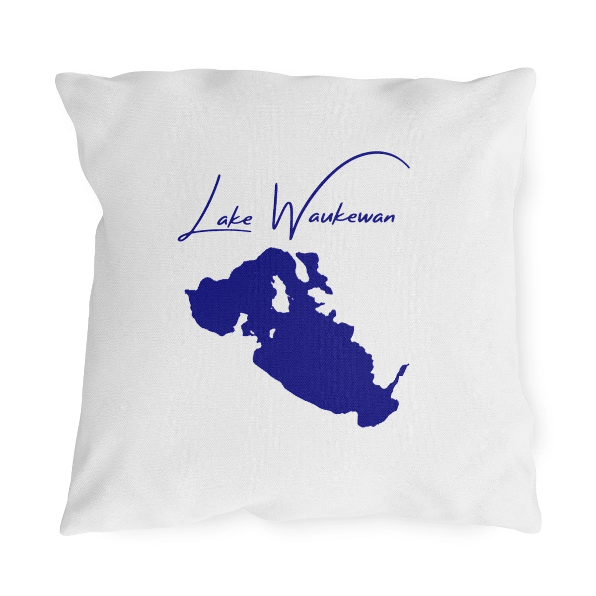 New  Hampshire  Lake  Waukewan  Outdoor  Pillow  front  position  view  from  front  18  x  18.webp