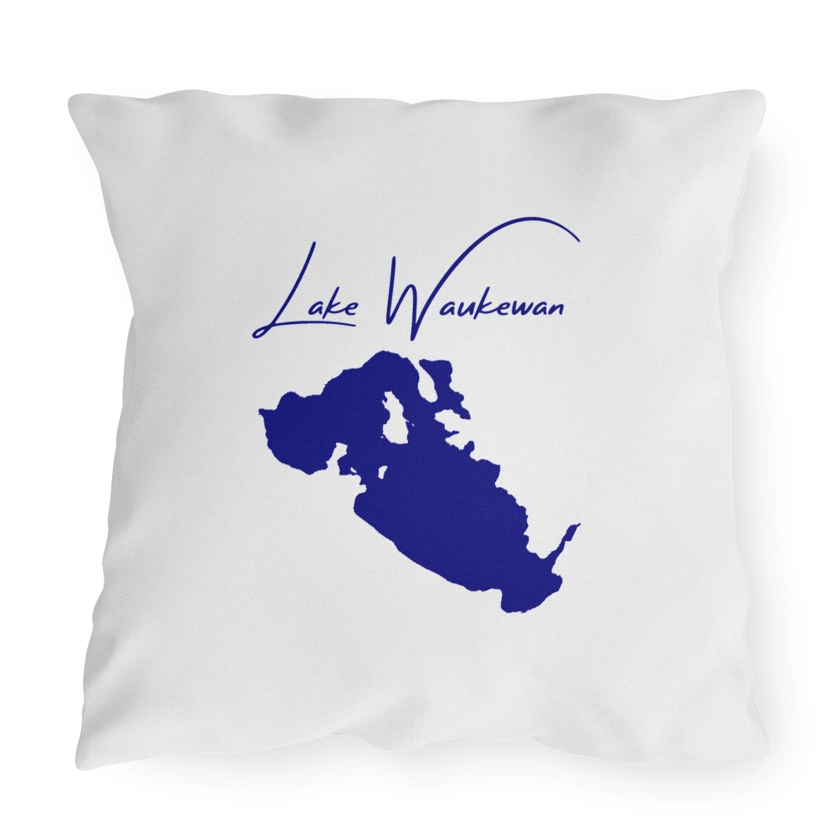 New  Hampshire  Lake  Waukewan  Outdoor  Pillow  front  position  view  from  front  20  x  20.webp