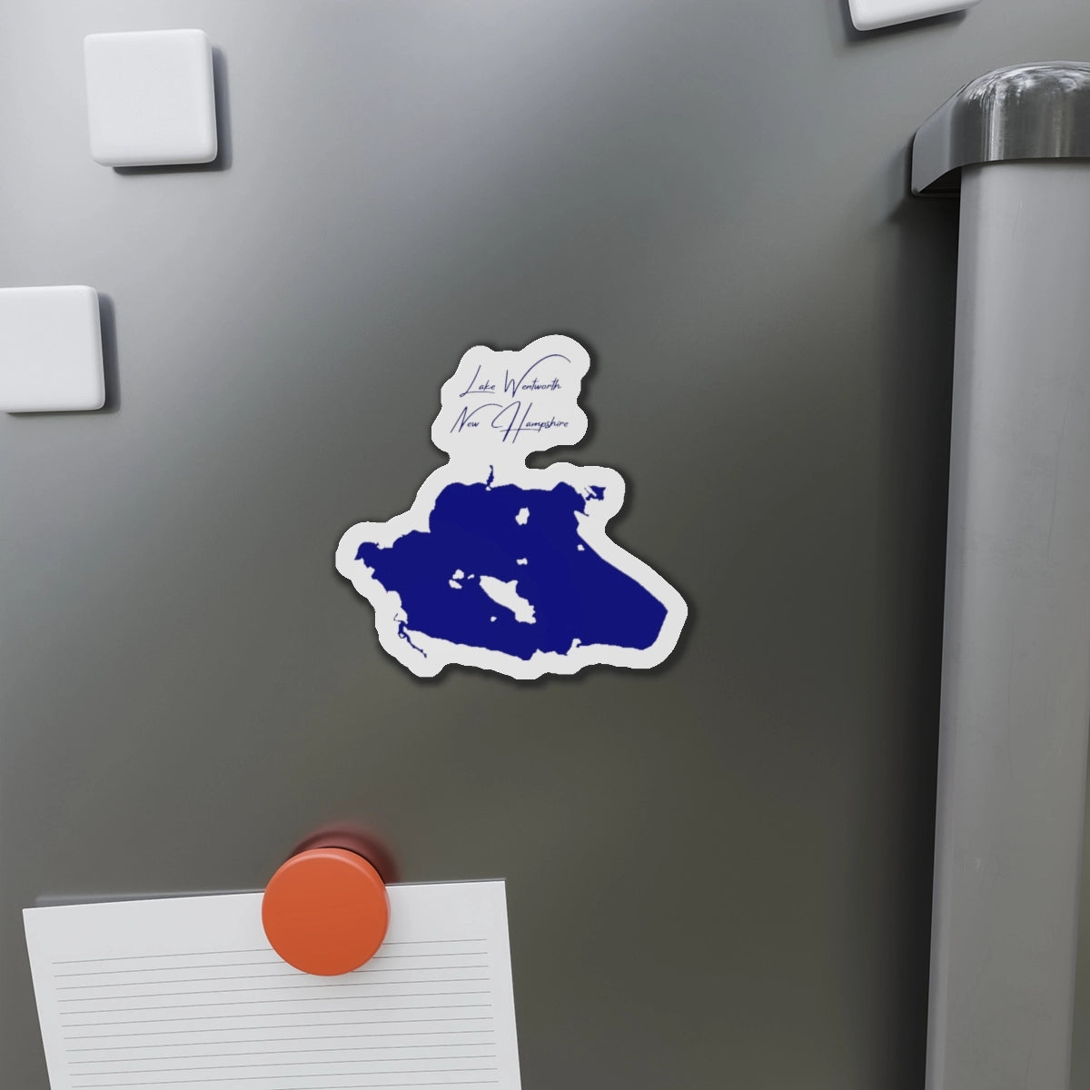 New  Hampshire  Lake  Wentworth  Die  Cut  Magnet  front  position  view  from  context-1  4  x  4.webp