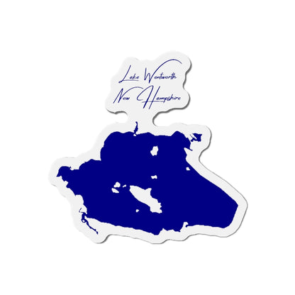 New  Hampshire  Lake  Wentworth  Die  Cut  Magnet  front  position  view  from  front  4  x  4.webp