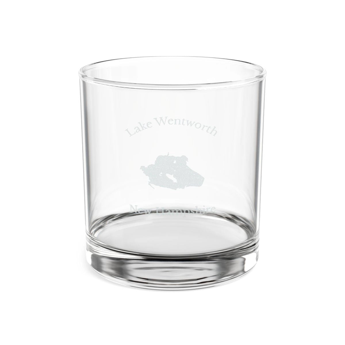 New  Hampshire  Lake  Wentworth  Engraved  Whiskey  Glass  other  position  view  from  front  10.5oz.webp