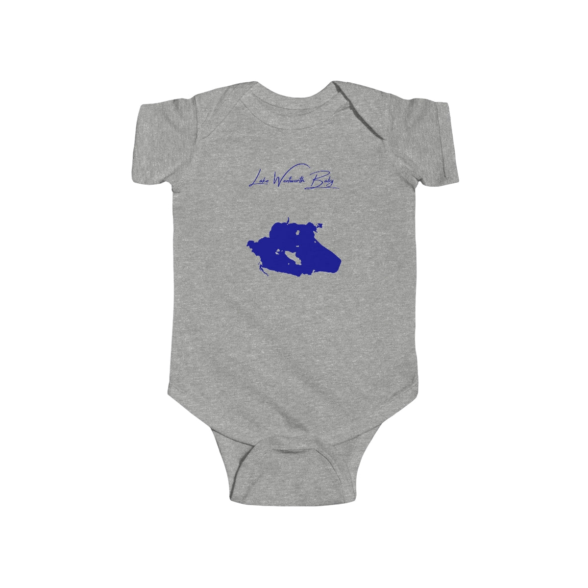 New  Hampshire  Lake  Wentworth  Onesie  front  position  view  from  front  heather.webp