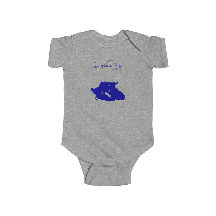 New  Hampshire  Lake  Wentworth  Onesie  front  position  view  from  front  heather.webp