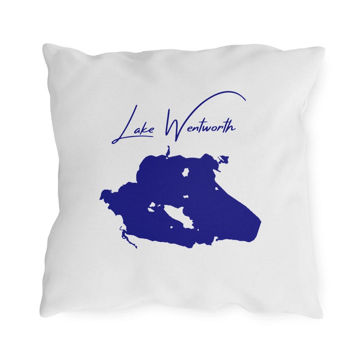 New  Hampshire  Lake  Wentworth  Outdoor  Pillow  back  position  view  from  back  18  x  18.webp