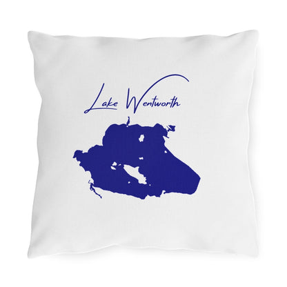 New  Hampshire  Lake  Wentworth  Outdoor  Pillow  front  position  view  from  front  16  x  16.webp