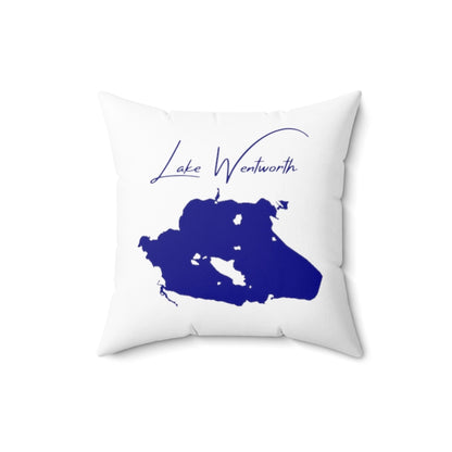 New  Hampshire  Lake  Wentworth  Pillow  front  position  view  from  front  16  x  16.webp