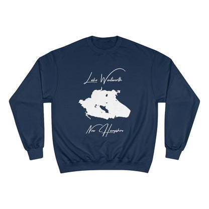 New  Hampshire  Lake  Wentworth  Sweatshirt  front  position  view  from  front  navy.webp
