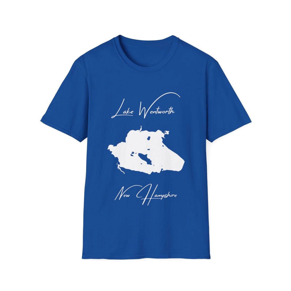 New  Hampshire  Lake  Wentworth  T-shirt  front  position  view  from  front  royal.webp