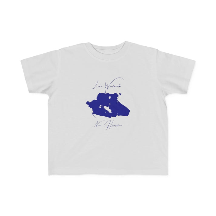 New  Hampshire  Lake  Wentworth  Toddler  T-shirt  front  position  view  from  front  silver.webp
