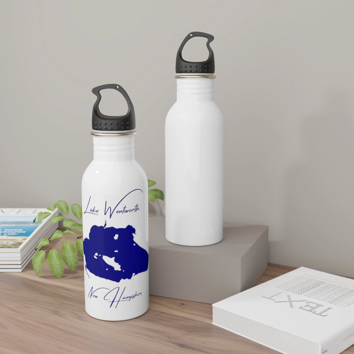 New  Hampshire  Lake  Wentworth  Water  bottle  other  position  view  from  context-2  white.webp