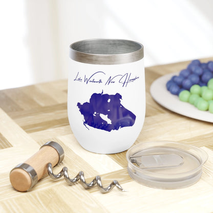 New  Hampshire  Lake  Wentworth  Wine  Tumbler  other  position  view  from  context  white.webp