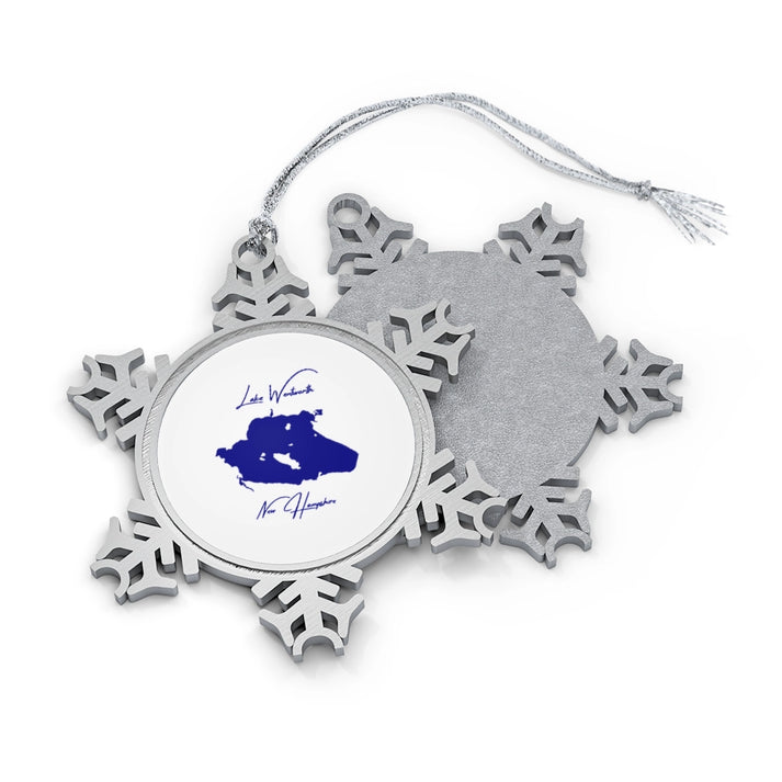 New  Hampshire  Lake  Wentworth  XMAS  Ornament  front  position  view  from  front-and-back  one  size.webp