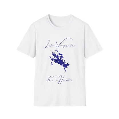 New  Hampshire  Lake  Winnipesaukee  T-shirt  front  position  view  from  front  white.webp