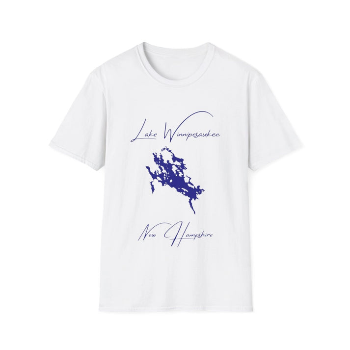 New  Hampshire  Lake  Winnipesaukee  T-shirt  front  position  view  from  front  white.webp