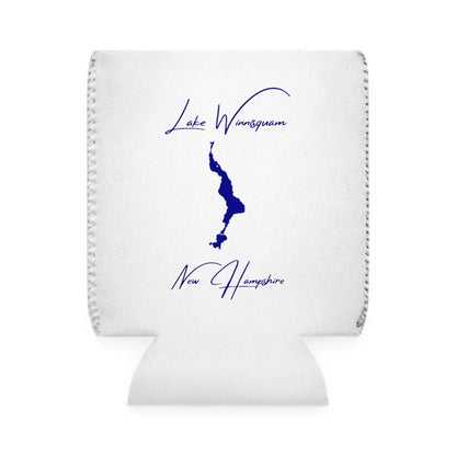 New  Hampshire  Lake  Winnisquam  Can  Koozie  front  position  view  from  front-1  white.webp