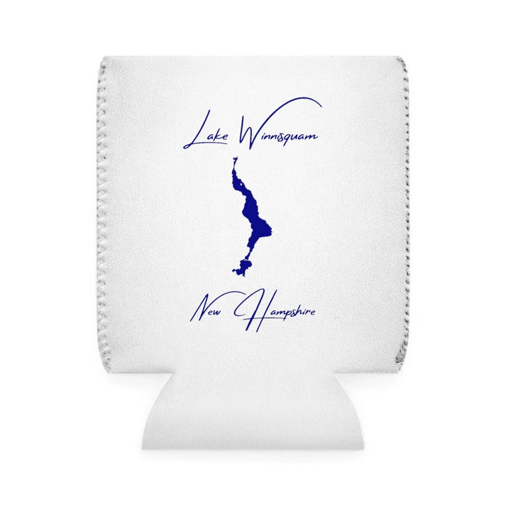 New  Hampshire  Lake  Winnisquam  Can  Koozie  front  position  view  from  front-1  white.webp