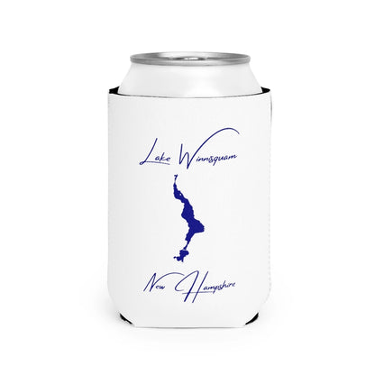 New  Hampshire  Lake  Winnisquam  Can  Koozie  front  position  view  from  front-2  white.webp