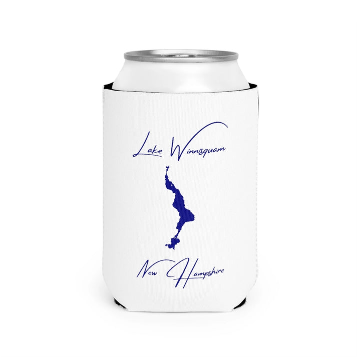 New  Hampshire  Lake  Winnisquam  Can  Koozie  front  position  view  from  front-2  white.webp