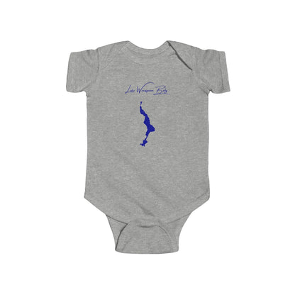 New  Hampshire  Lake  Winnisquam  Onesie  front  position  view  from  front  heather.webp