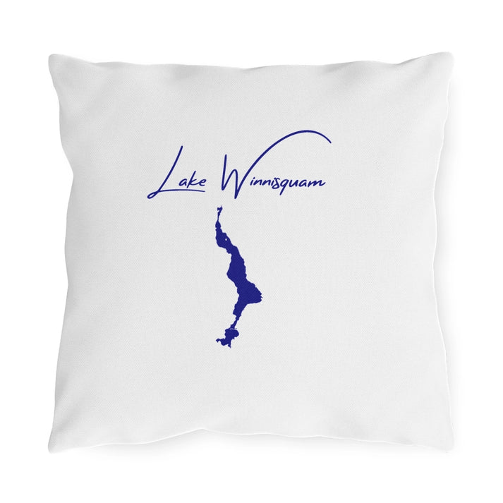 New  Hampshire  Lake  Winnisquam  Outdoor  Pillow  front  position  view  from  front  16  x  16.webp