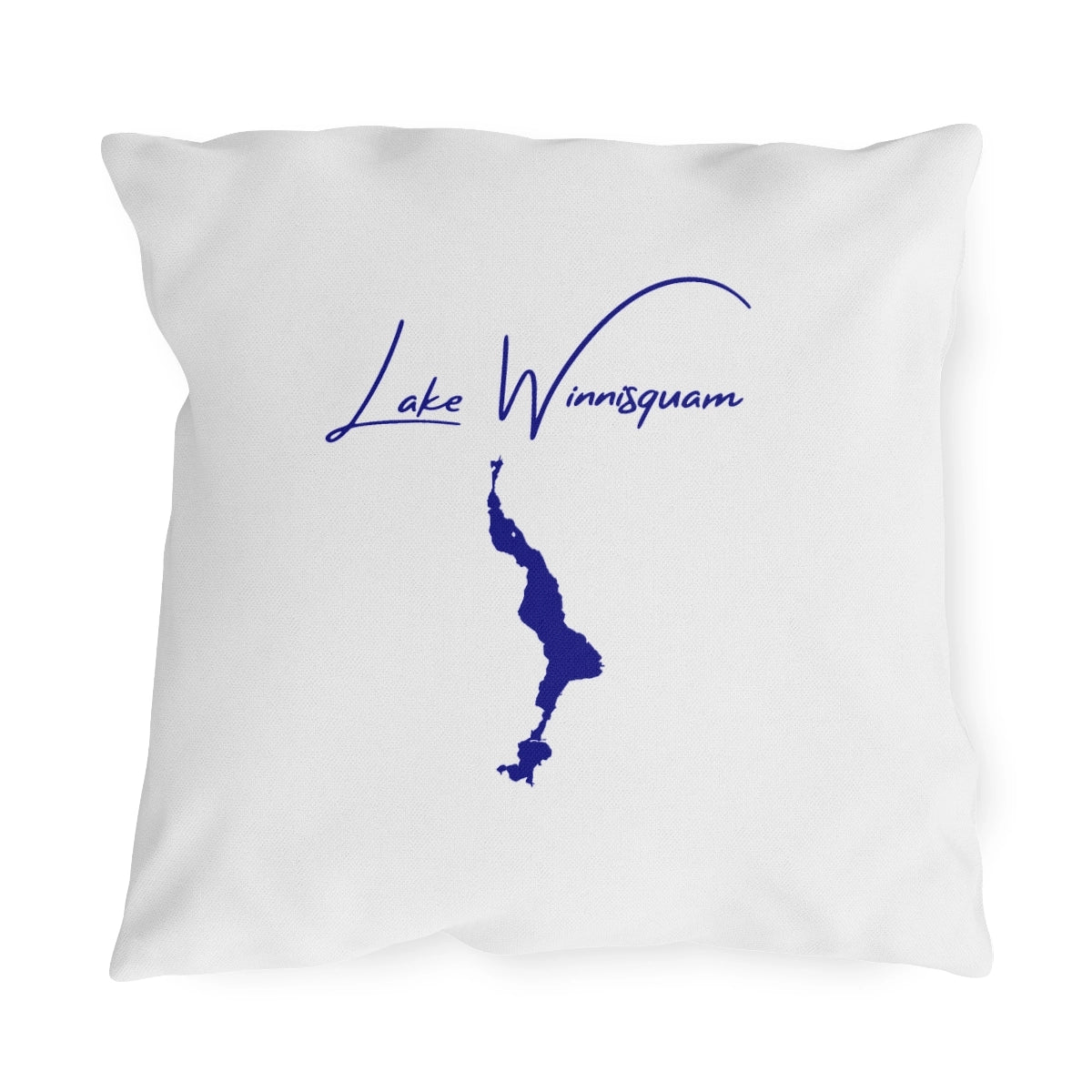 New  Hampshire  Lake  Winnisquam  Outdoor  Pillow  front  position  view  from  front  18  x  18.webp