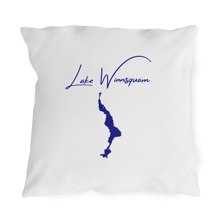 New  Hampshire  Lake  Winnisquam  Outdoor  Pillow  front  position  view  from  front  18  x  18.webp
