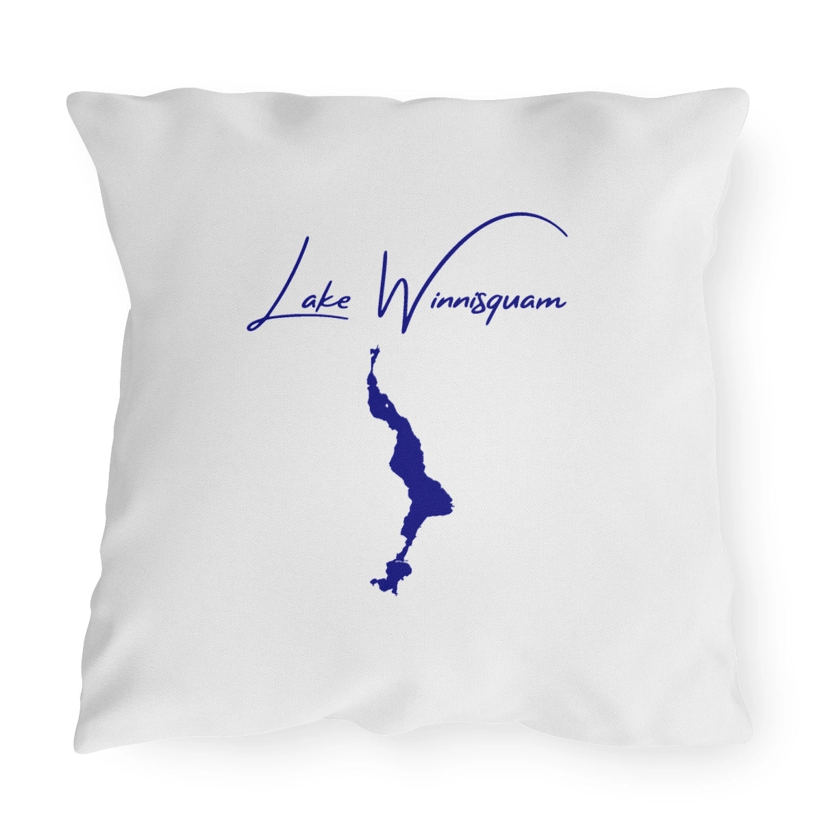 New  Hampshire  Lake  Winnisquam  Outdoor  Pillow  front  position  view  from  front  20  x  20.webp