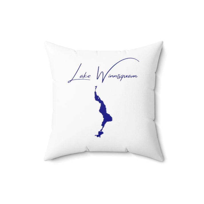 New  Hampshire  Lake  Winnisquam  Pillow  front  position  view  from  back  16  x  16.webp