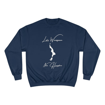 New  Hampshire  Lake  Winnisquam  Sweatshirt  front  position  view  from  front  navy.webp